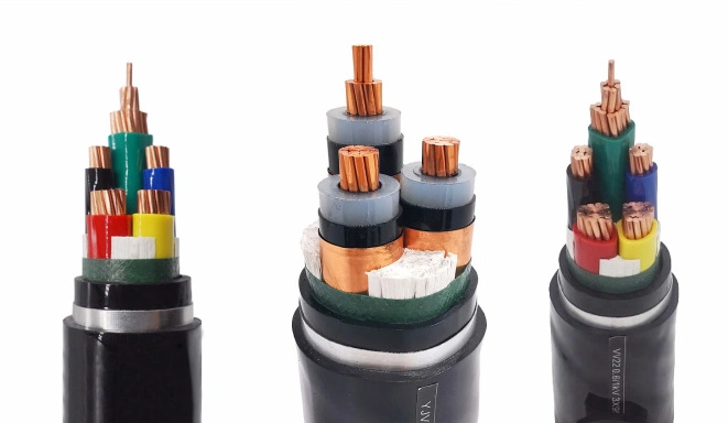 China Single/Multi Core Copper Connector Indoor Outdoor Armoured LSZH PVC Insulation Rubber Sheath Wire