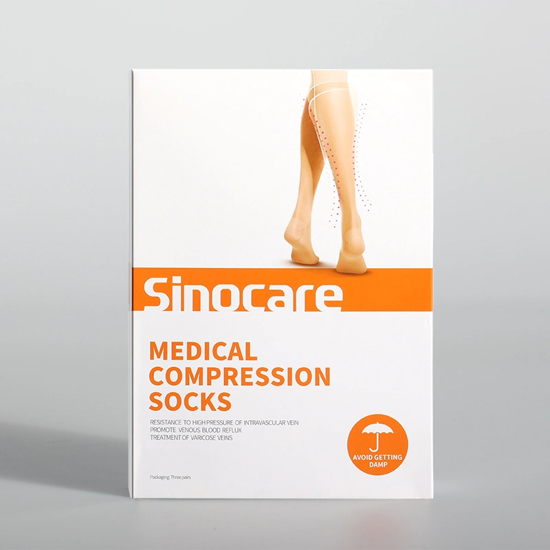 Sinocare Compression Socken Knie High Custom Compression Sport Socken für Damen Beim Laufen