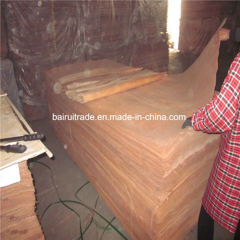 0.3mm Rotary Cut Red Wood Veneer for Plywood