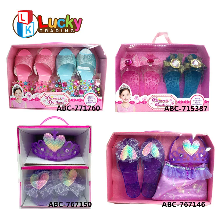 Dress up Royalty Kids Heels Slip on Shoes