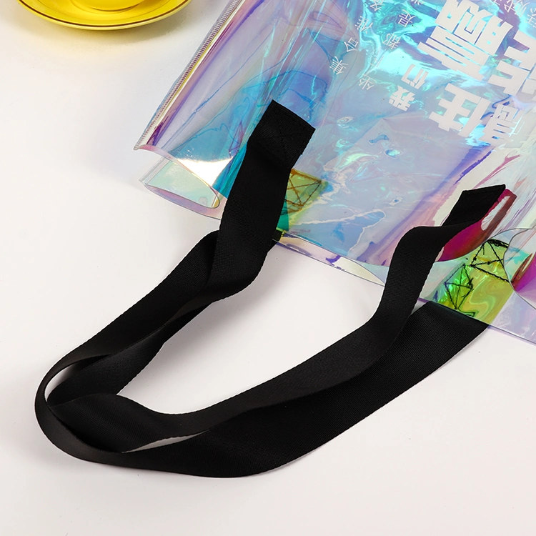 Wholesale/Supplier Custom OEM Direct Deal Tote Bag Laser Reflective Shopping Handle Bag