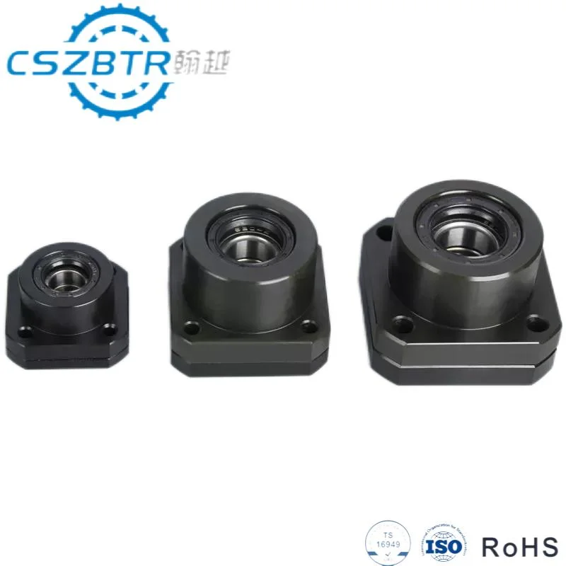 Piezas de máquinas CNC unidad de apoyo montado en el husillo de bolas BK20 BF20 Ballscrew mecanizado final fija/cojinetes laterales compatibles