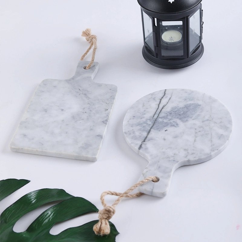 Multifunctional Marble Stone Chopping Board with Handle