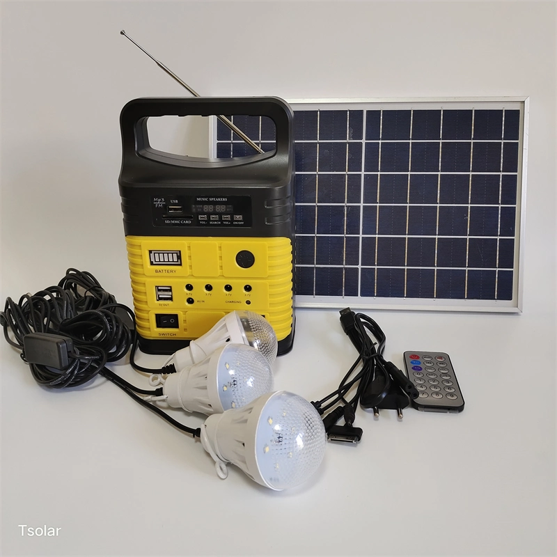 Solar Power System Solar LED Lighting Bulb Solar Kit Solar Power Home Lighting Hardware Solar Lamp LED