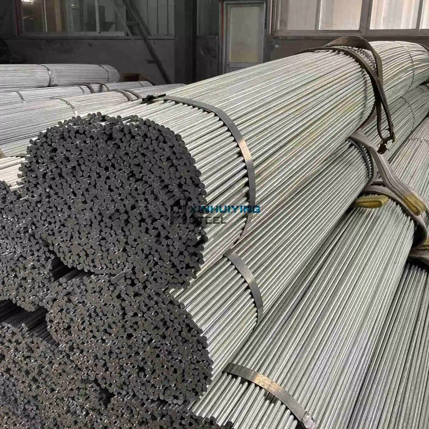 Hot Dipped Galvanized Steel Round Bar 8mm 12mm 16mm Diameter Cut Any Length Zinc Coated Round Bar