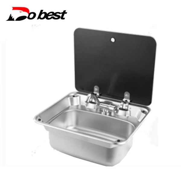 Stainless Steel Caravan RV Motorhome RV Kitchen Accessories Sink with Faucet