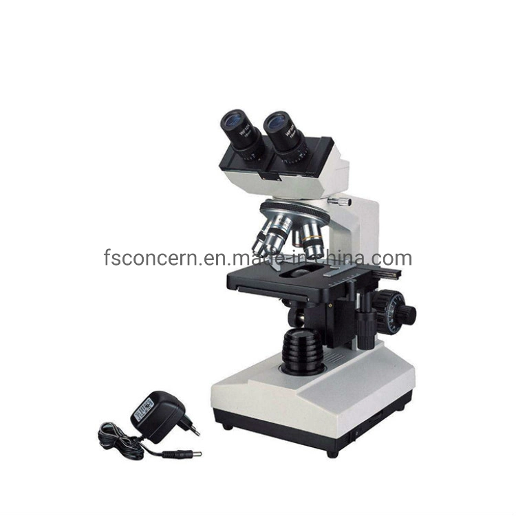 Laboratoire d'école d'hôpital Vet Compound LED Light Microscope portable Laboratory Microscope binoculaire vétérinaire biologique