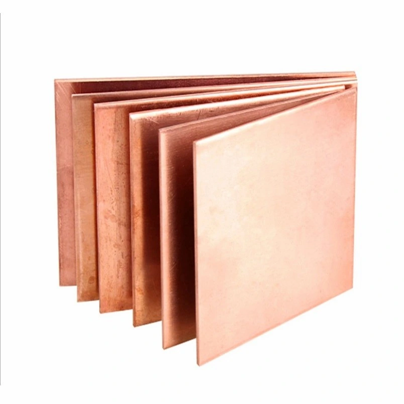 Pure Electrolytic Copper Cathode C10100 C10200 C10300 H68 H70 H80 H85 Copper Sheets 99.99% Heat Dissipation Pure Copper Plate