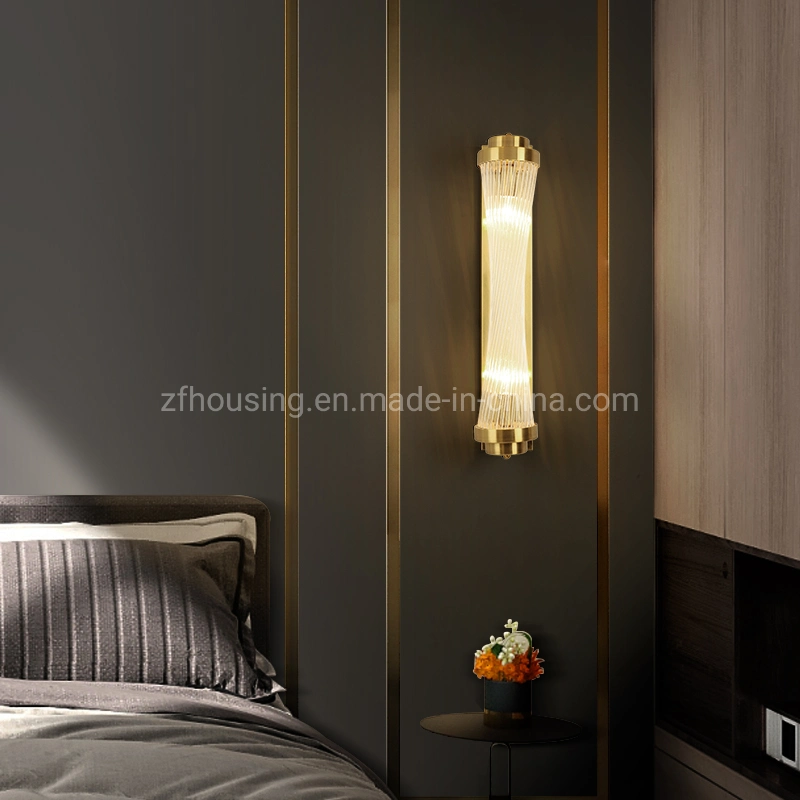 Mode et du luxe Crystal Wall Lamp avec LED E14 L'éclairage mural pour le salon
