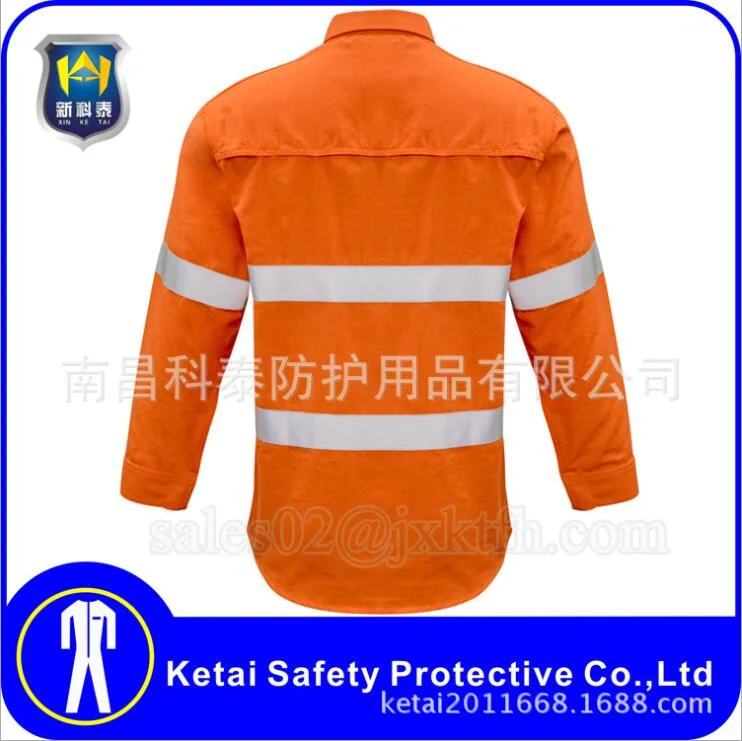 Dry Fit Polyester Uniform Hi Vis Safety Shirt Workwear