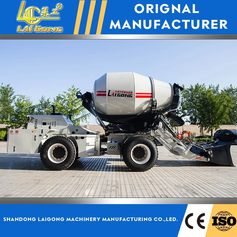 Lgcm Diesel Portable 3 Cbm Self Loading Concrete Mixer