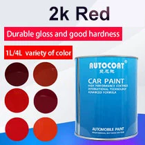 OEM Soonest Delivery Auto Paint High Chroma Good Coverage Car Paint HS 2K Topcoat Orange Red 218