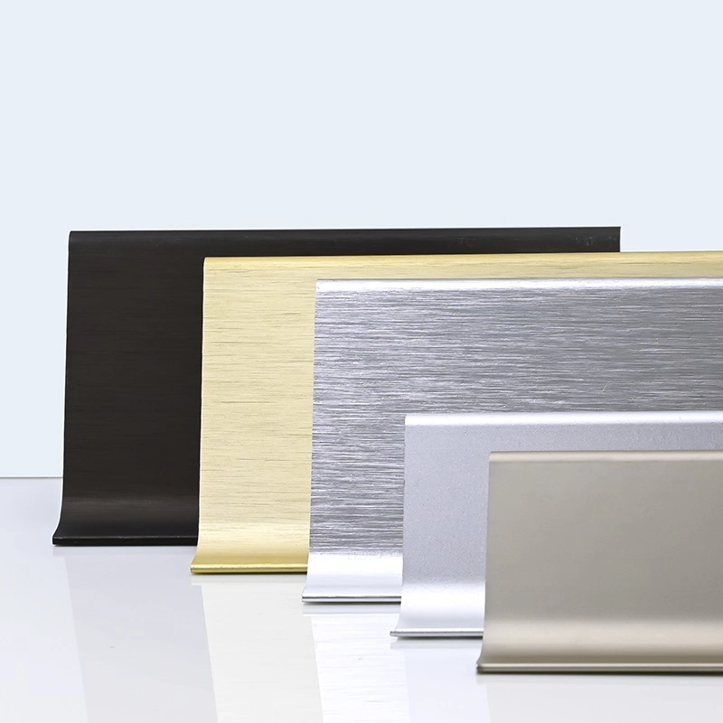 Skirt for Wall Tile Decorative Base Extrusion Aluminium Skirting Board Profile