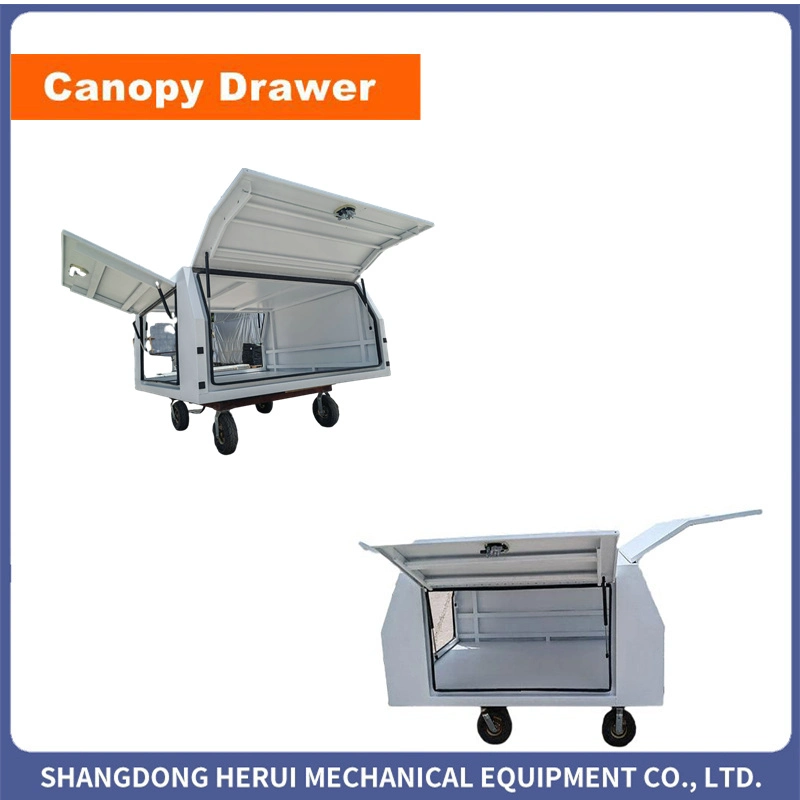 High quality/High cost performance  Dual Single Cab 3 Doors Canopy Top Tool Box