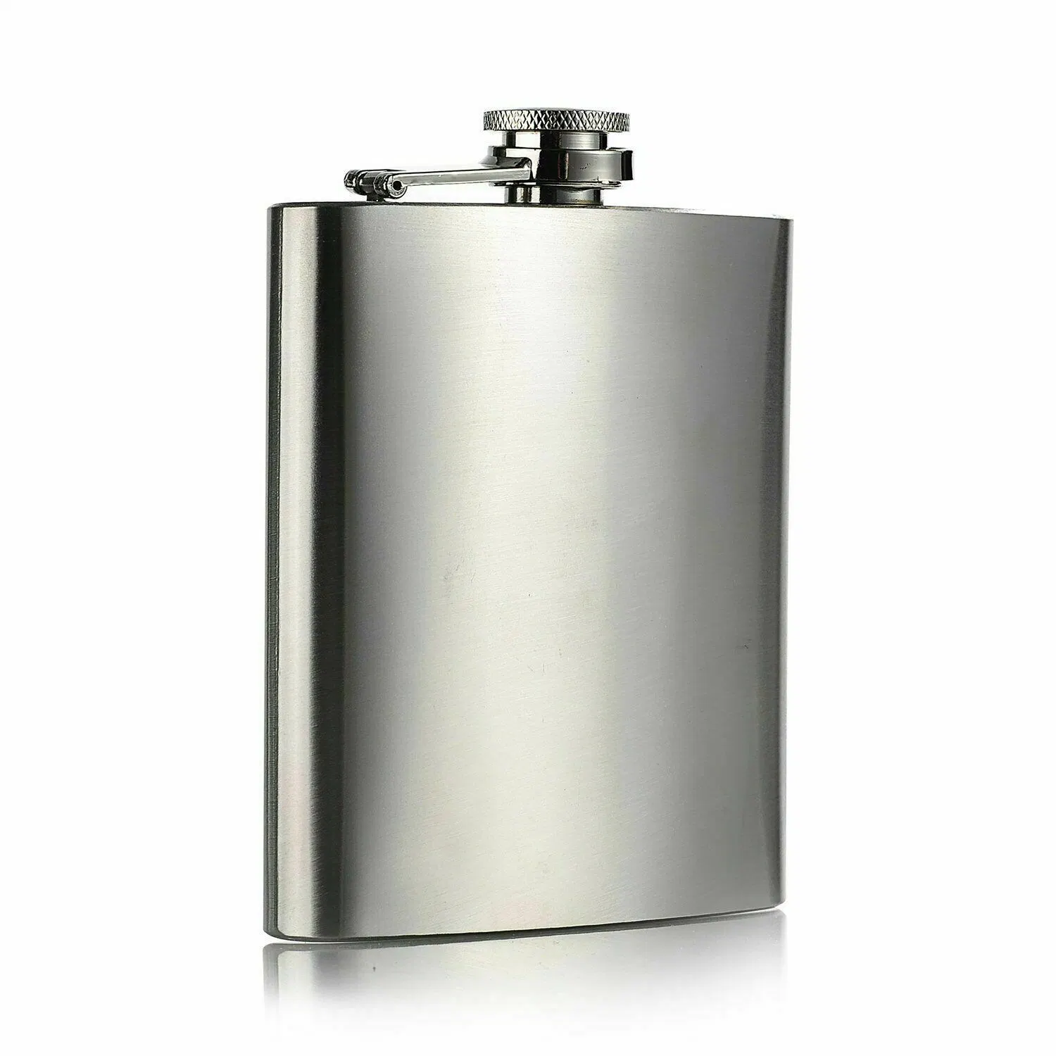 6oz Stainless Steel Drink Whisky Vodka Hip Flask with Engraving Logo