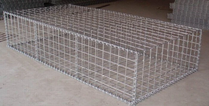 1*0.5*0.3m Hot DIP Galvanized Stone Cage Welded Gabion Basket 4.0mm Welded Gabion Box Gabion