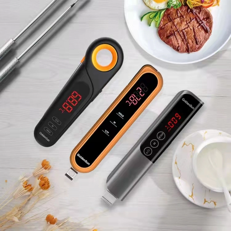 New Digital Probe Meat Thermometer Kitchen Cooking BBQ Tools Food Thermometer Cooking Stainless Steel Water Milk Thermometer