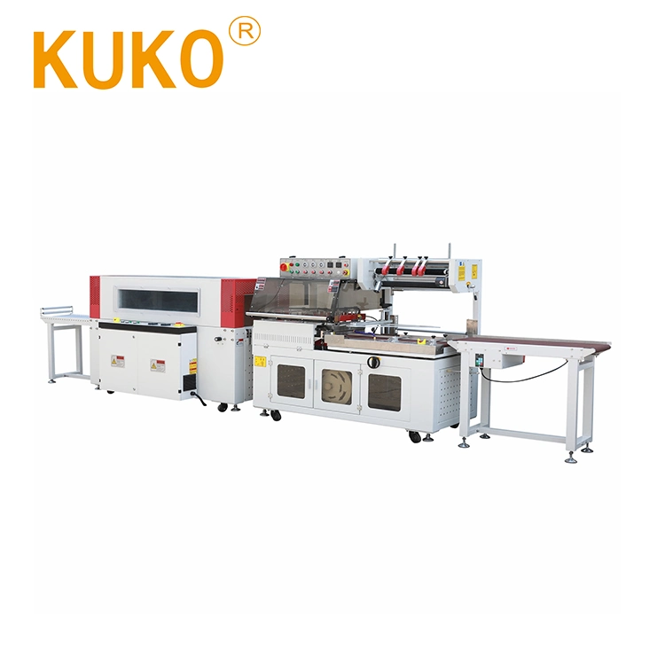 Pencil Boxes Argan Oil Shrink Packing Machine Automatic L Shape Sealer Shrink Packaging Machine