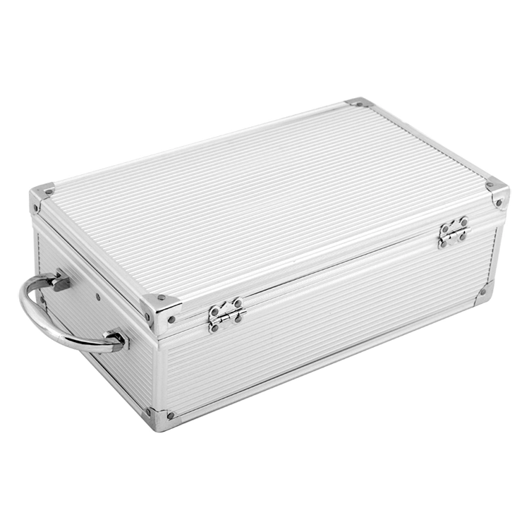 Anpassen Größe Stil Portable Aluminium Werkzeugkoffer Flight Box mit Griff