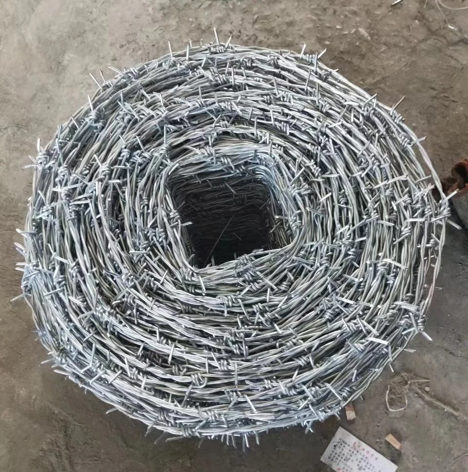 Factory Direct Sales Prison Barbed Wire Fencing Hot Dipped Galvanized Barbed Wire