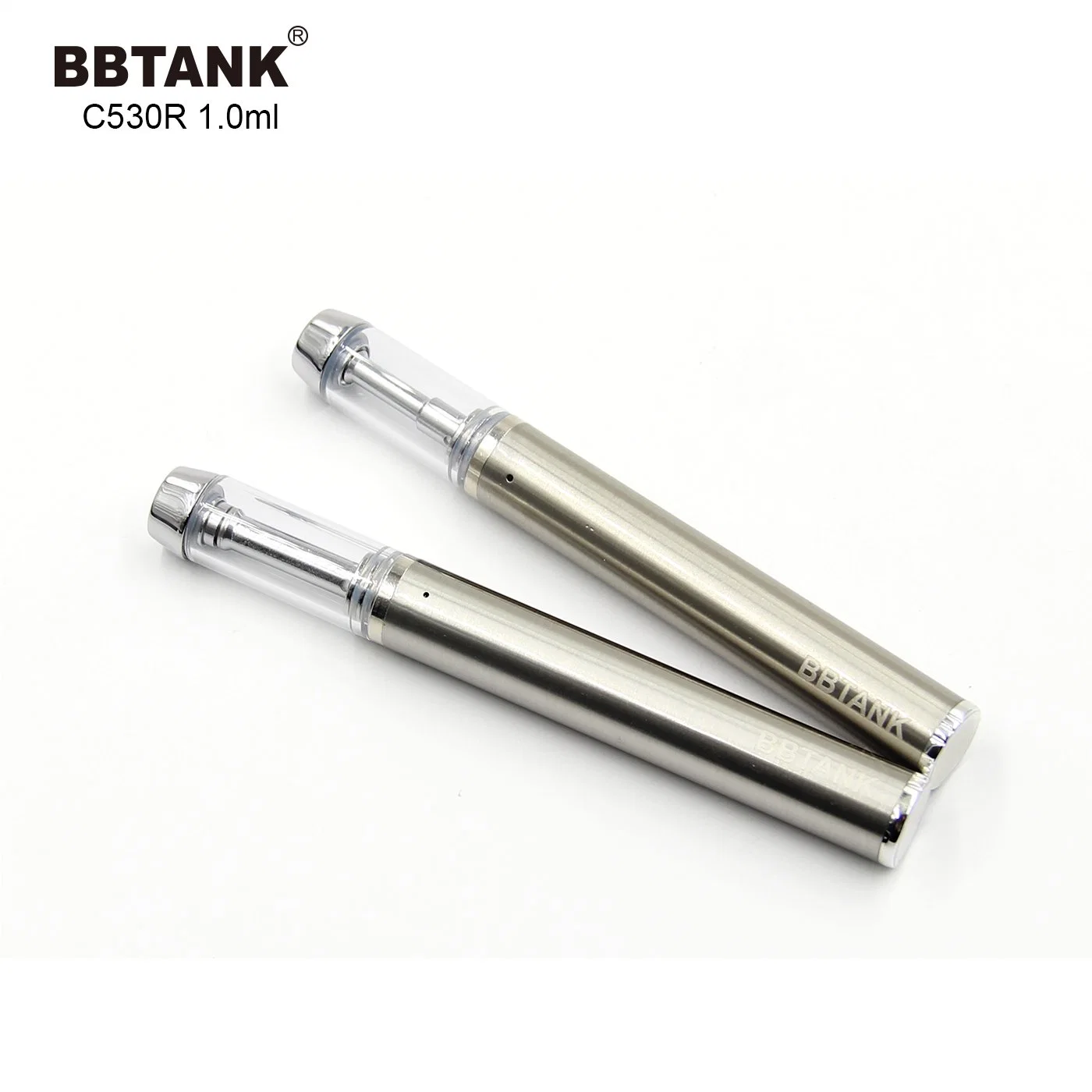 Commerce de gros 1.0ml Quartz Vape stylo jetable bobine Vape d'huile stylo rechargeable