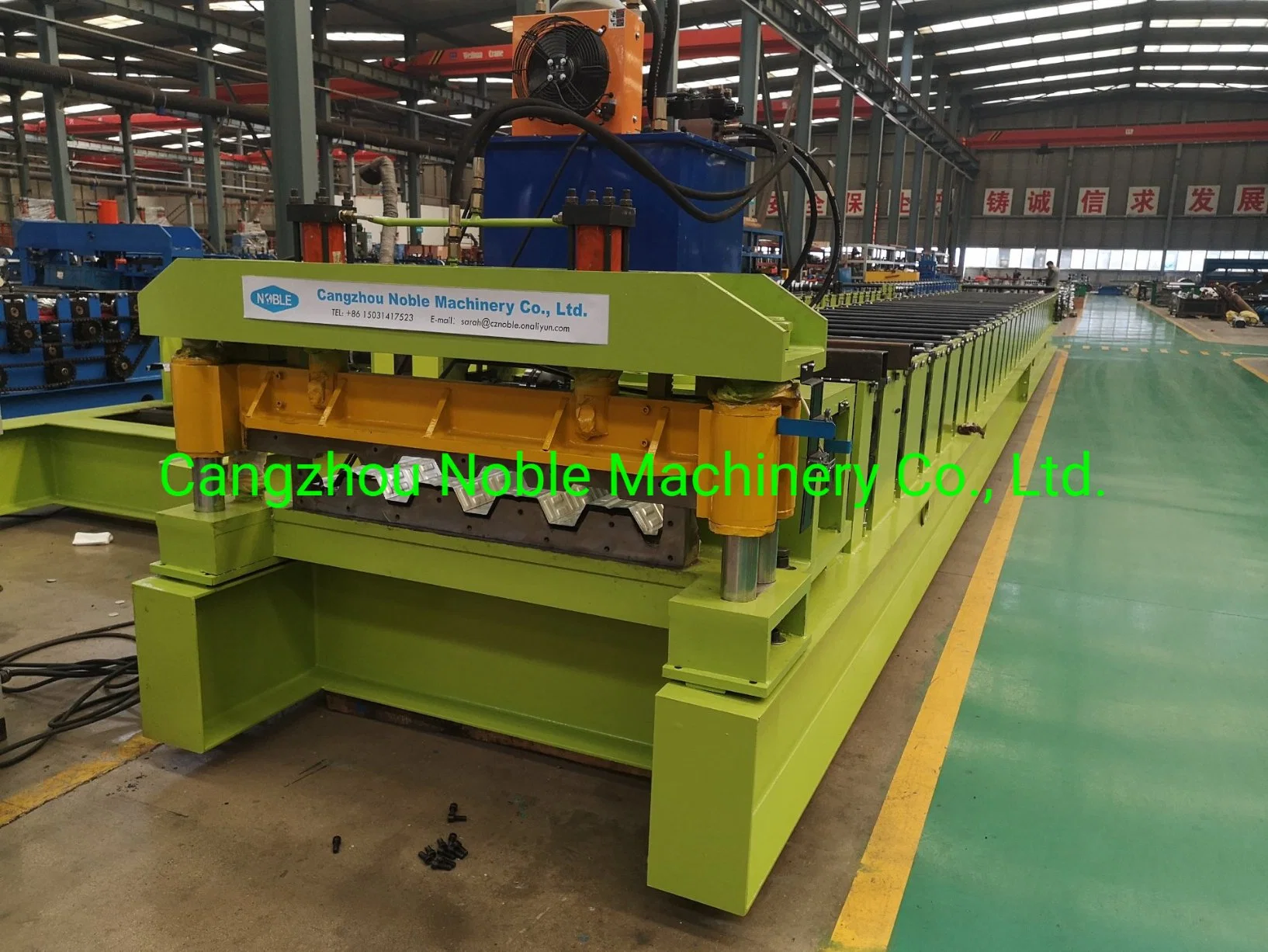 China Top Building Steel Floor Deck Profile Metal Roofing Sheet Making Machine Roll Forming Line for Sale