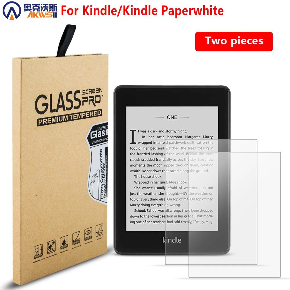 Film Protector de vidrio templado para Amazon Kindle E-Reader Protector de pantalla.