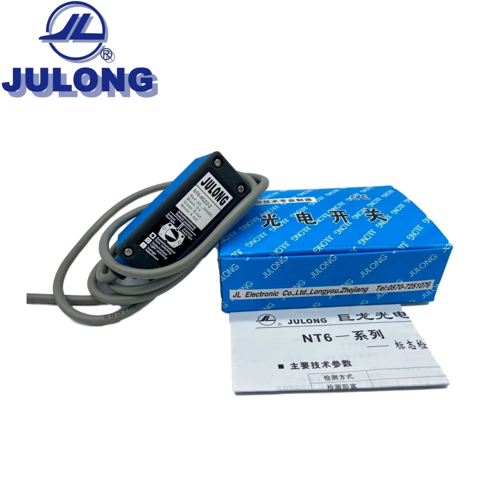 Julong Photoelectric Color Mark Sensor Nt6-Rg22-2