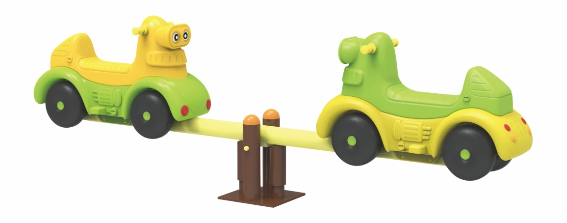 Funny Cartoon Outdoor Playground Rocking Plastic Seesaw Amusement Equipment