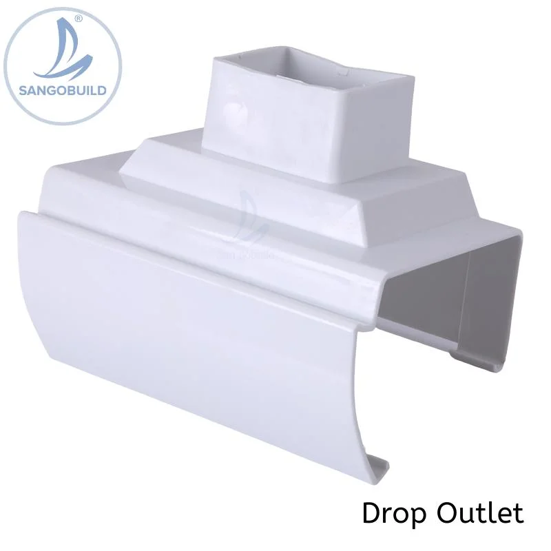 5.2inch PVC Rain Gutter Drain Pipe PVC Gutter Price South Africa