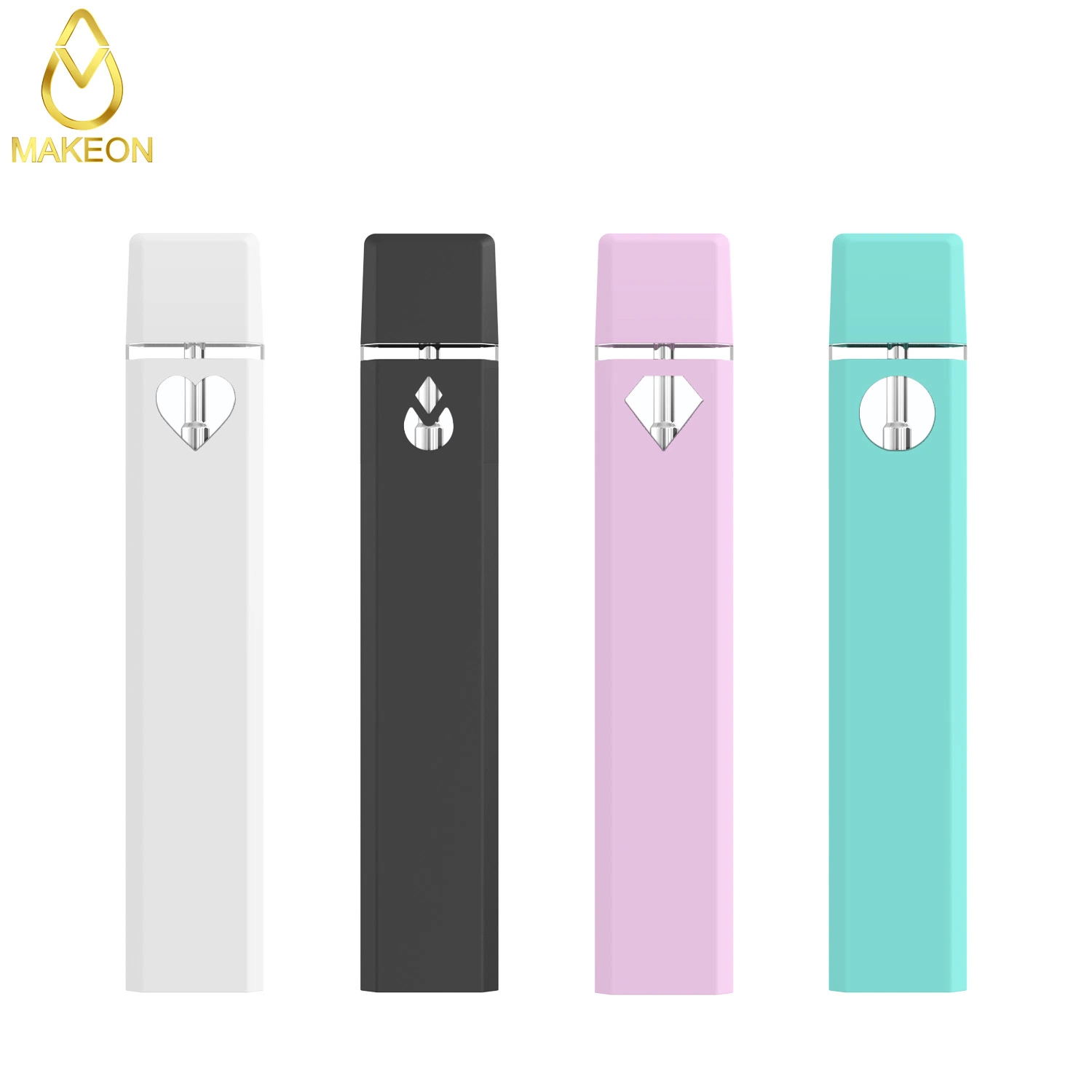 Makeon D10 مخصص vaporizer قلم Hookah سميكة الزيت على الهواء أطواق من الراتينج قابلة لإعادة الشحن، سجائر إلكترونية عالية الجودة مع عبوات مصنعي المعدات الأصلية