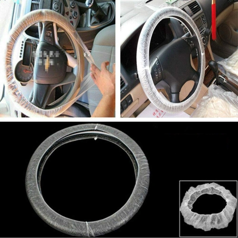 Disposable Steering Wheel Cover Waterproof Anti-Dust Accessories