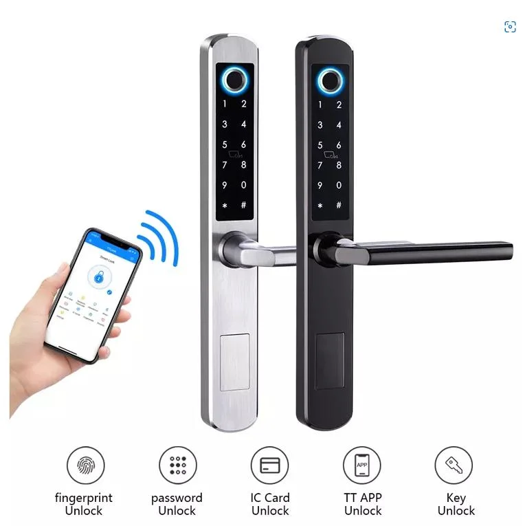 Bloqueo de puerta digital con seguridad inteligente con control remoto E-Lock Ttl Fingerprint Smart Lock