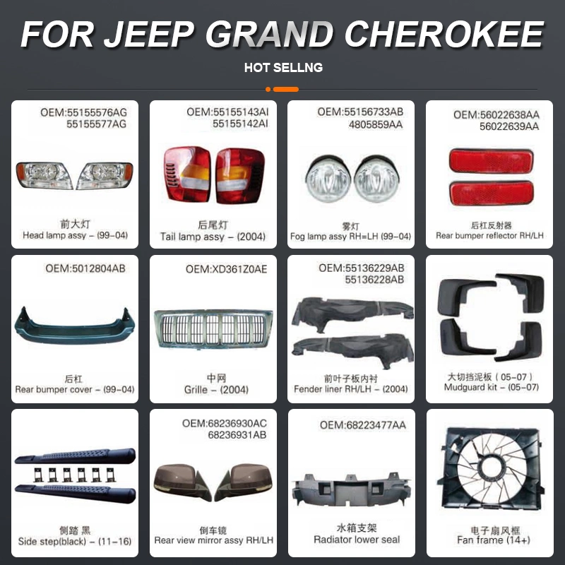 Precio Mayorista/Proveedor Kit de carrocería auto piezas de repuesto para Jeep Grand Cherokee