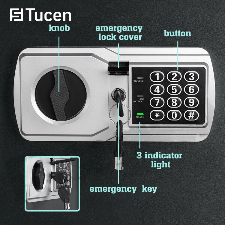 Low Price Mini Electronic Safe Deposit Box Locker Online with CE Certificate