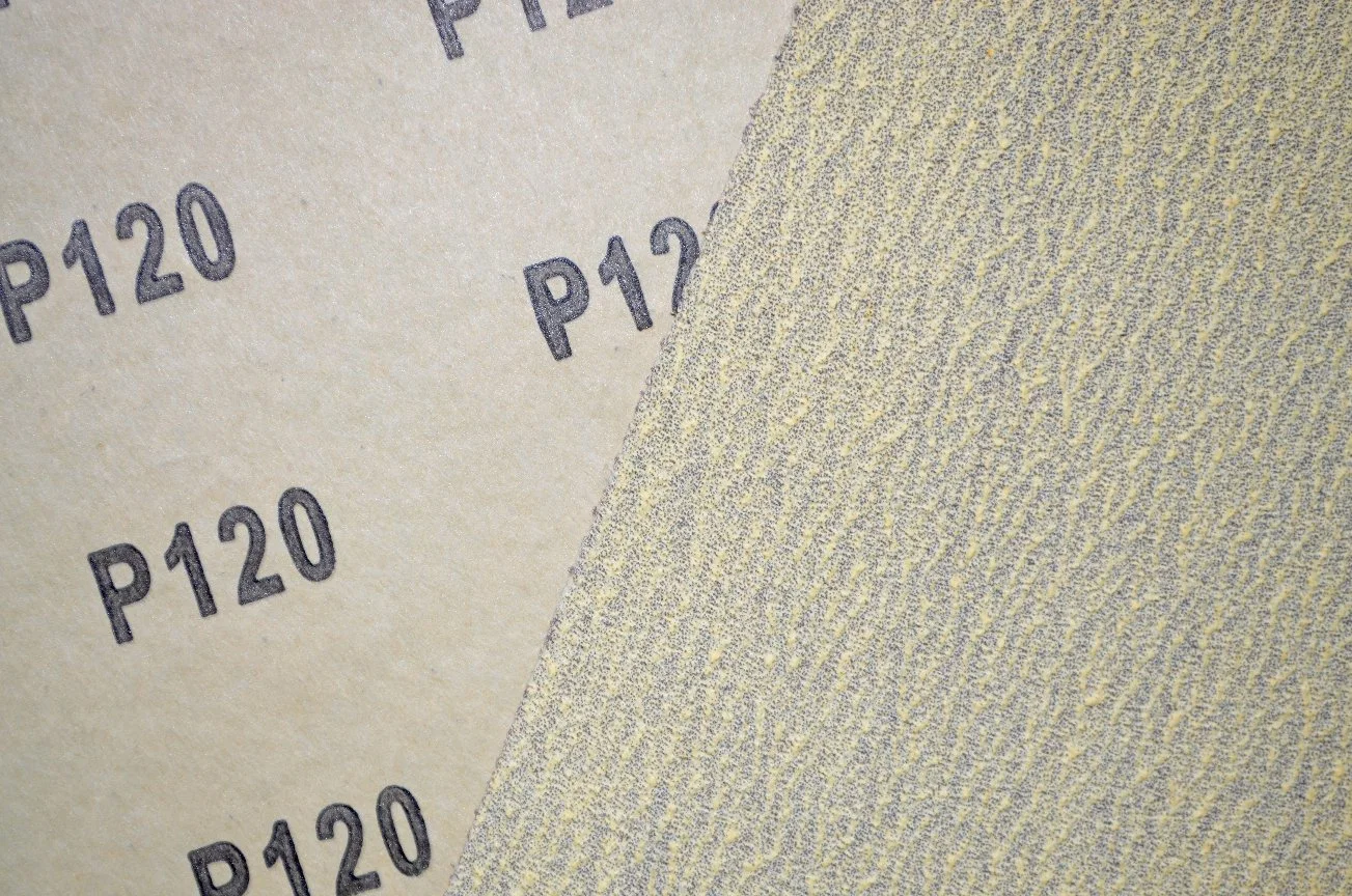 Yellow Latex Paper Yellow Stearate Coated Abrasive Paper