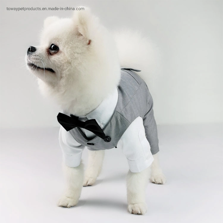 Gentleman Design Dog Costumes Party Pet Garment Pup Clothes