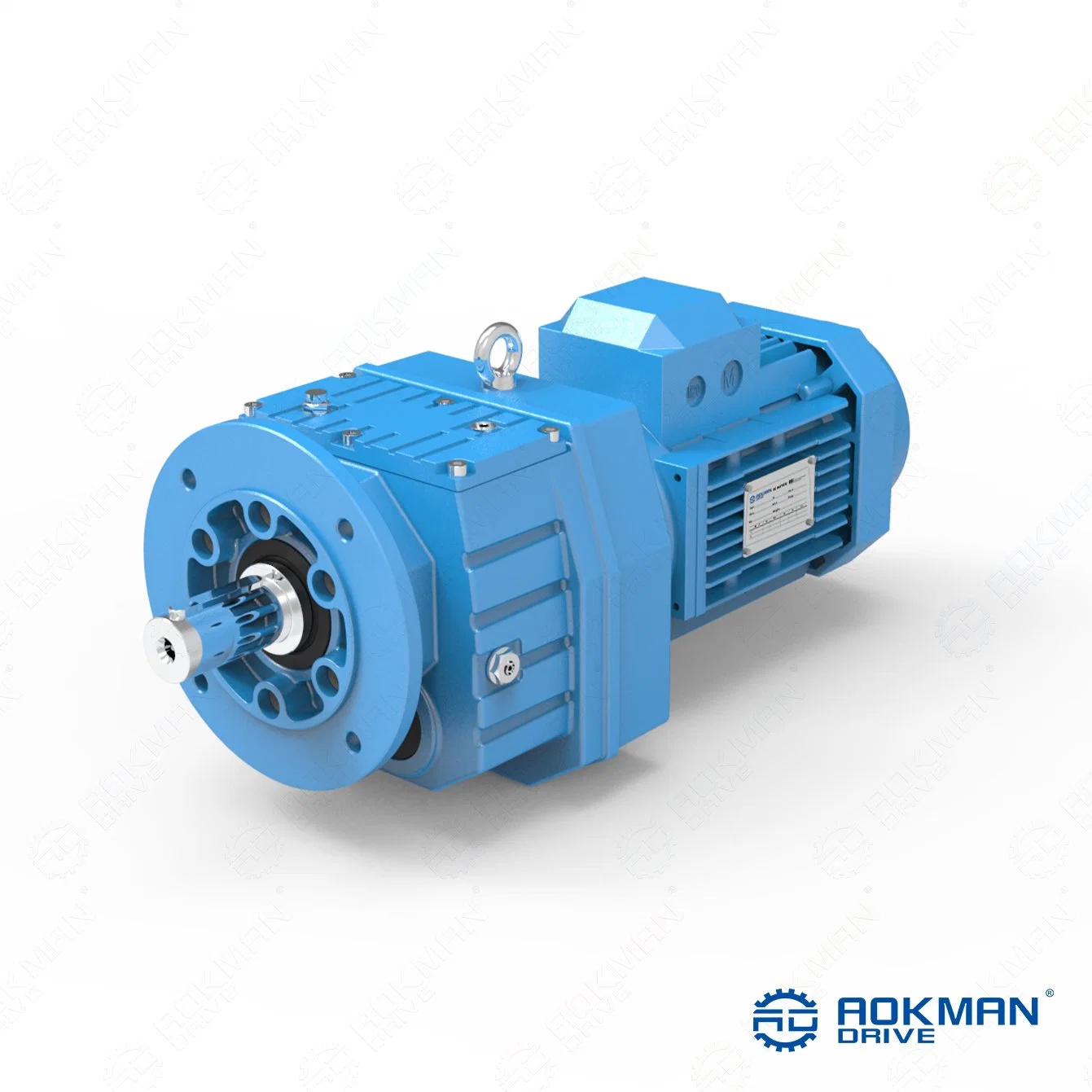 Solid Shaft Output Inline Gearbox Gear Motor 10 to 1 Ratio Gearbox