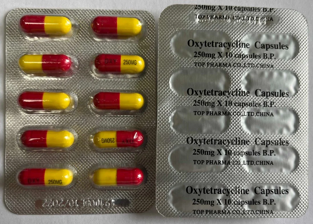 Cápsulas de oxitetraciclina 250mg GMP buen precio