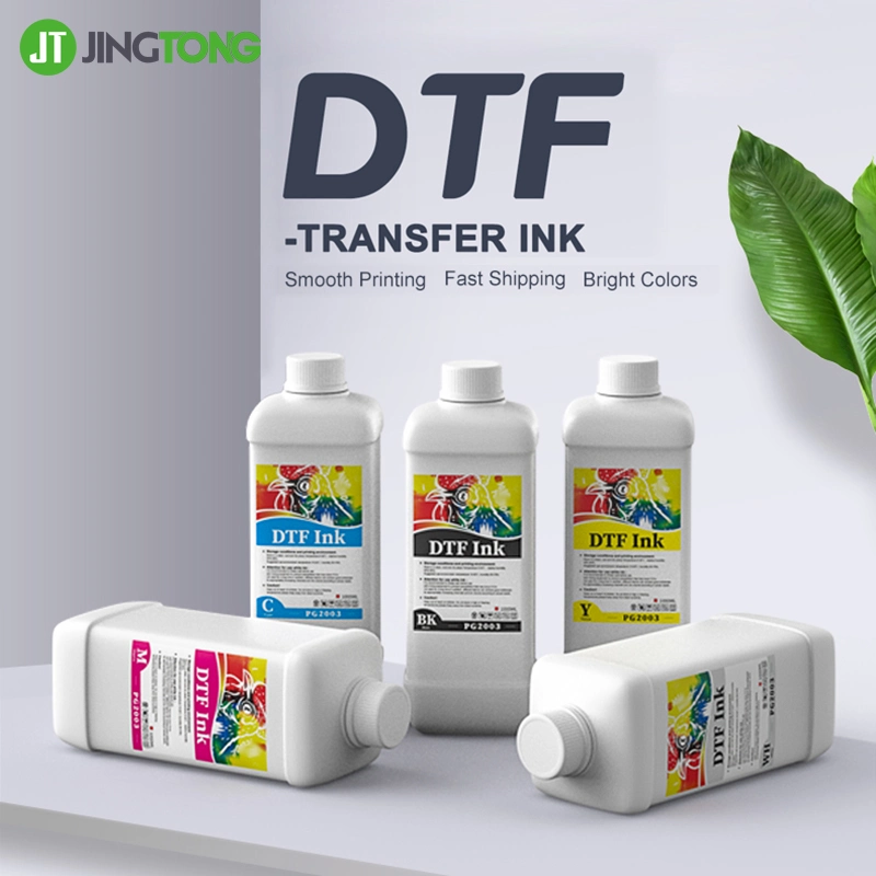 Encre d'impression textile pour T-shirt, pack combo d'encre DTF compatible avec les imprimantes DTF.