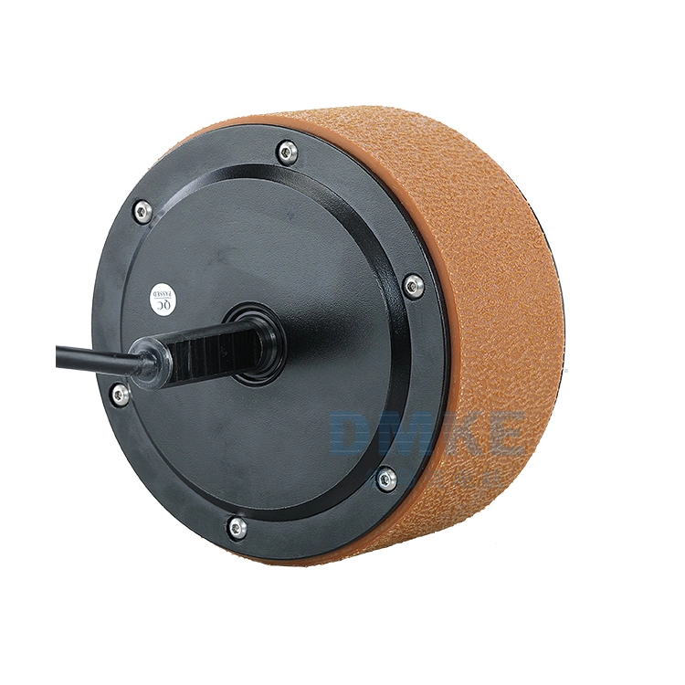 Baja vibración 5,5 pulgadas 15N. M 36V 125kg Motor servo de cubo de rueda eléctrico sin escobillas de carga para equipos de procesamiento electrónico