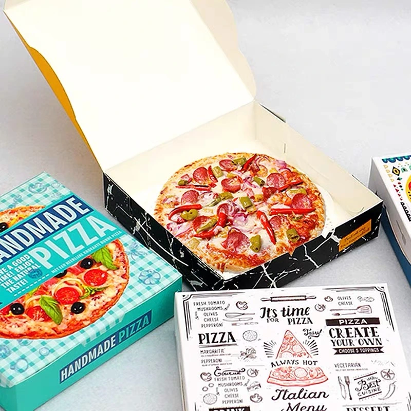 Yafeng Factory-Direct Sales of Personalized Takeaway Food Packaging Box Corrugated Pizza Box