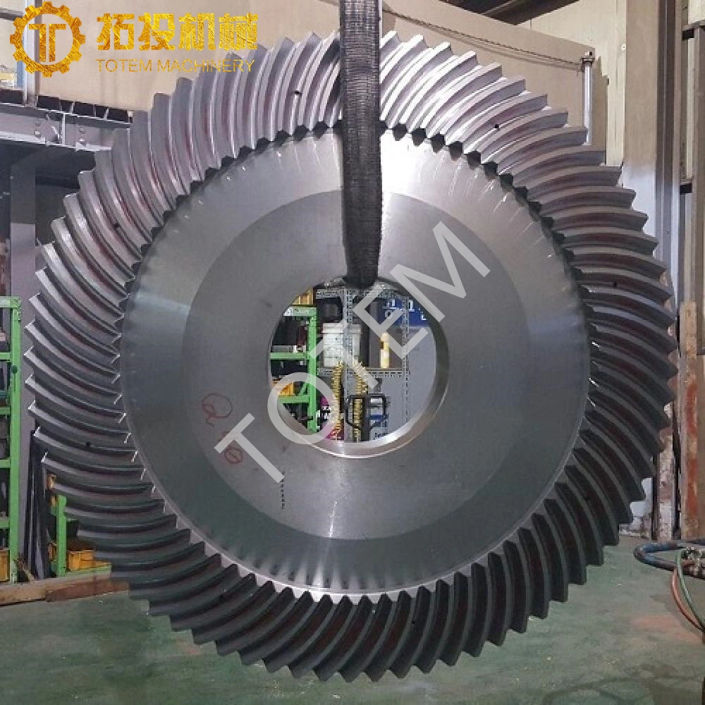 Totem OEM Factory CNC Milling Forged Casting Hardened Straight Bevel Gear Wheel for Playground Equipment