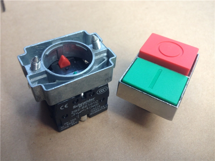 Zb2-Be101c Green Lamp Light Momentary Push Button Switch