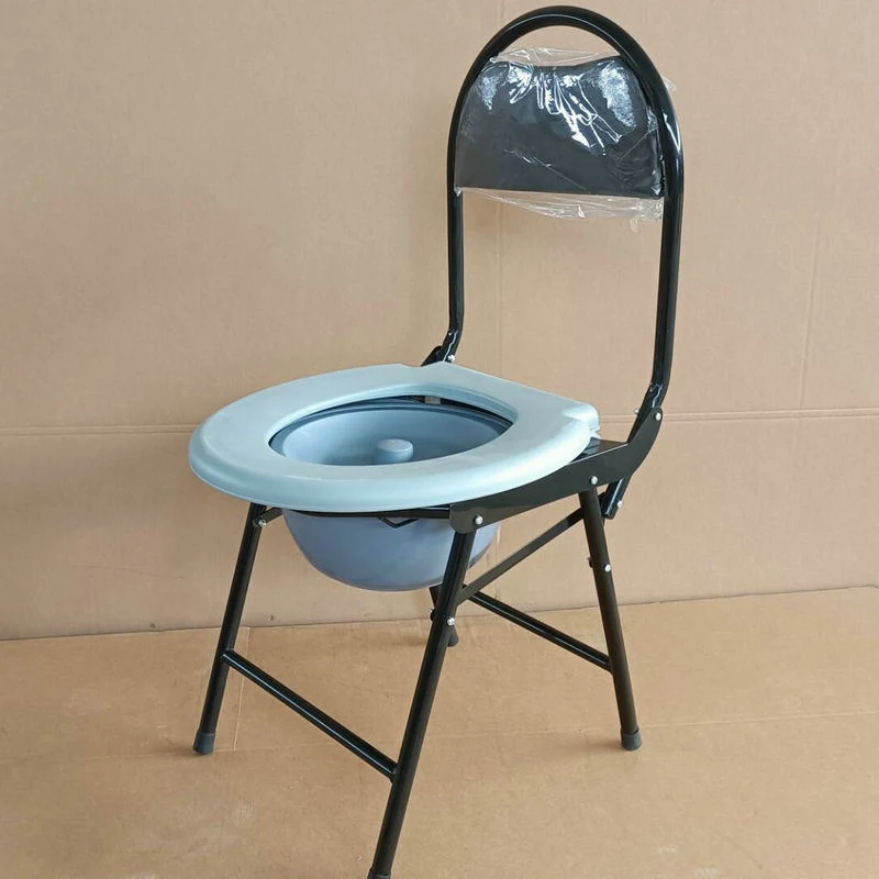 China Commode Chair Set Bucket for Folding Commode Toilet Chair for Disabled