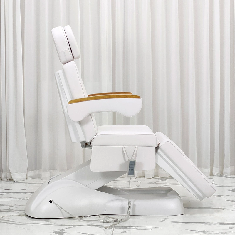 OEM/ODM Luxury White PU Leather Electric Massage Table Wholesale/Supplier