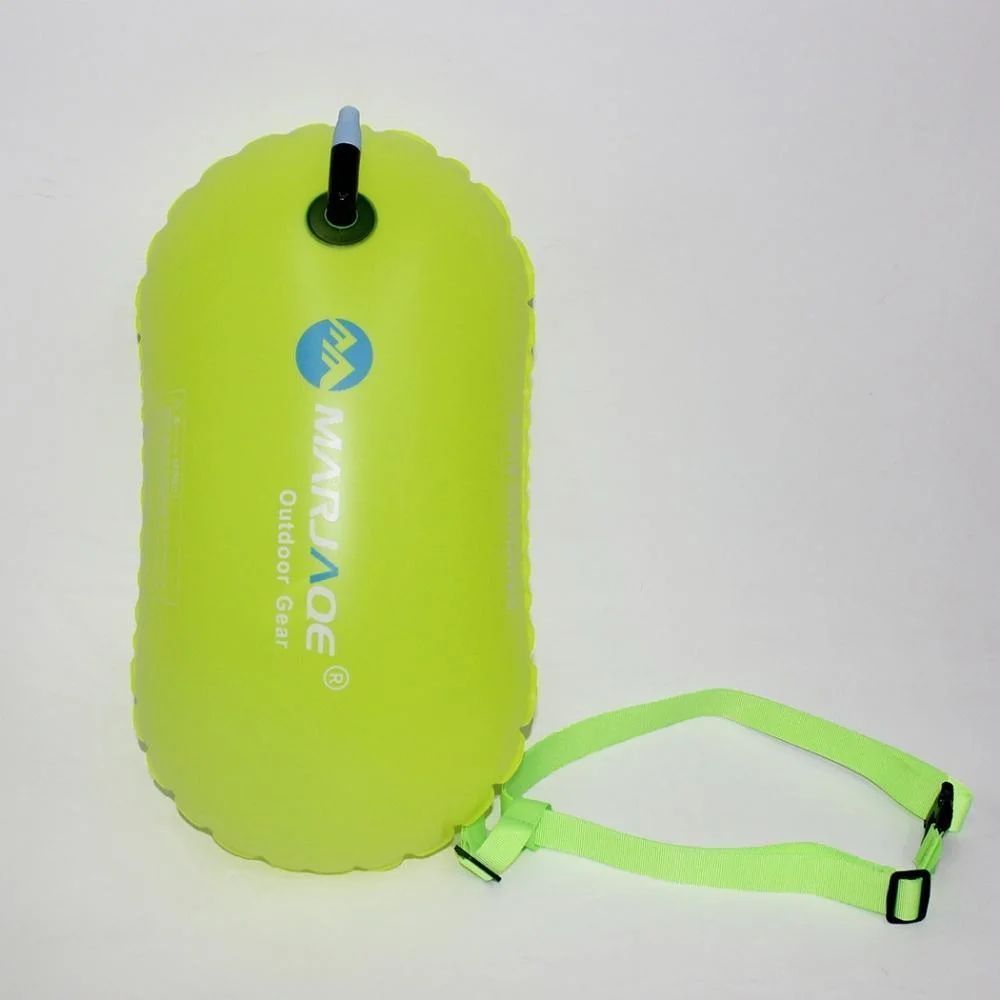 Single Airbag Swimming Float Men Women Swim Buoy PVC Inflatable Bag Swim Bubble Safety Storage for Swimmers Bl20519