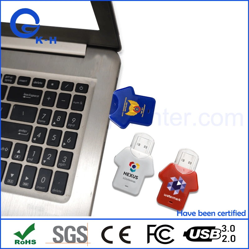 Plastic Team Uniform USB Flash Memory Stick 16GB 32GB for Gift