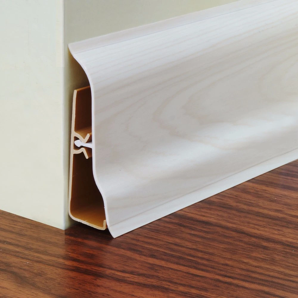 Plastic Baseboard for PVC and Laminate Flooring