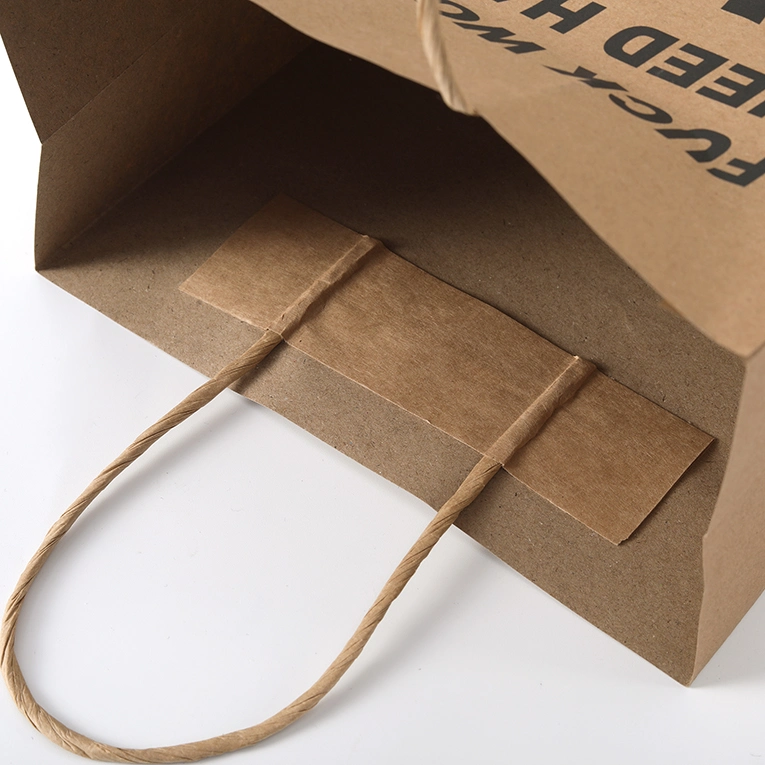 Promotional Paper Shopping Bags with Handles for Business Kraft Paper Bagpromotional Paper Bags